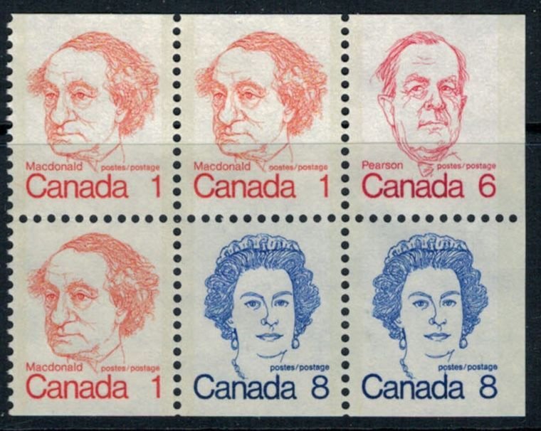 Canada 1973 UN586-593a + 586A + 586B - Caricature Definitives - Used