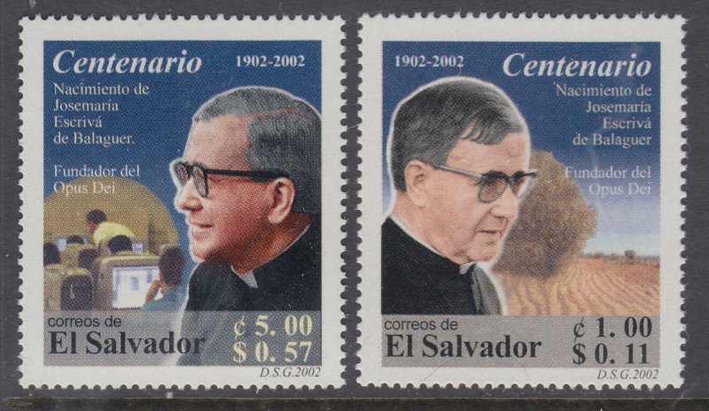 El Salvador 1554-1555 MNH VF
