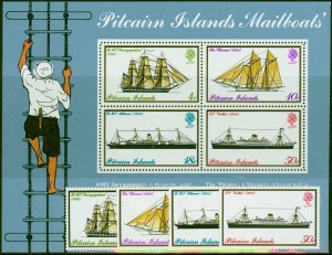 Pitcairn Islands 1975 Mailboats Set of 5 SG157-MS161 V.F MNH