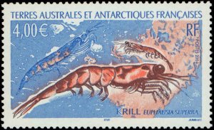 French Southern & Antarctic Territory #338, Complete Set, 2004, Marine LIfe, ...