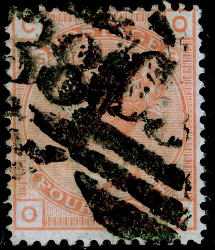 SG152, 4d vermilion plate 15, good used. Cat £300. C38 CALLAO.