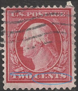 # 332 Used Double Or Shifted Transfer Carmine George Washington