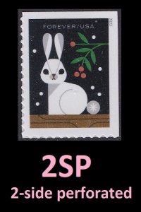 US 5823 Winter Woodland Animals Rabbit F single 2SP MNH 2023