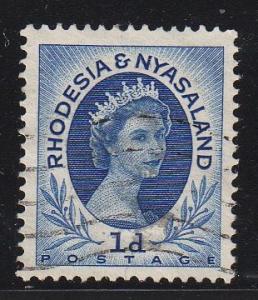  Rhodesia & Nyasaland - #142 Queen Elizabeth II - Used