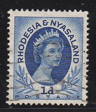  Rhodesia & Nyasaland - #142 Queen Elizabeth II - Used