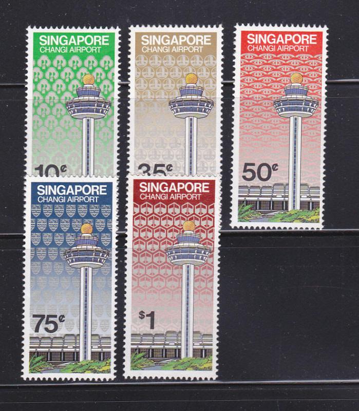 Singapore 382-386 Set MNH Changi Airport