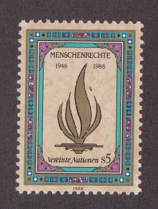 U.N. Vienna # 86, Human Rights, Mint NH, 1/2 Cat