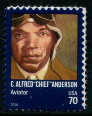 4879 US 70c C. Alfred Chief Anderson SA, MNH