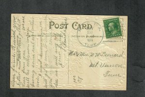 Tennessee Cancel Post Card Miota 1911