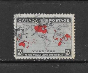 CANADA #86  XMAS 1898  USED