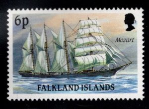 FALKLAND ISLANDS Scott 490 MNH**  Tall Ship stamp.