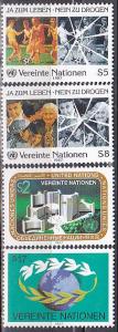 United Nations- Vienna 70-3 1987 Two Issues Cpl MNH