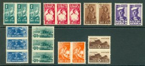 SG 97-104 South Africa 1942-44. ½d to 1/- set of 8. Fine mounted mint CAT £50
