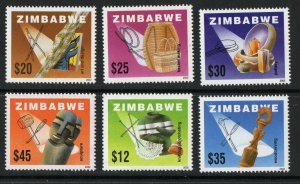 Thematic stamps ZIMBABWE 2002 LOCAL CRAFTS 1073/8 mint
