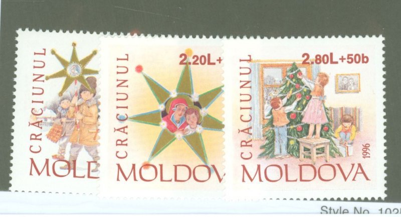 Moldova #222-224 Mint (NH) Single (Complete Set)