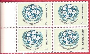 1985 United Nations Vienna International Peace Year  SC# 64-65 Mint