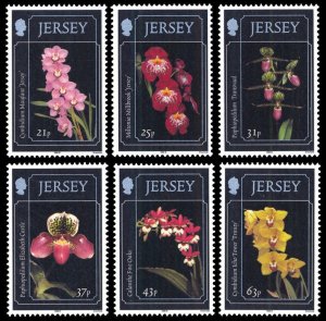 Jersey 1999 Orchids Scott #890-895 Mint Never Hinged