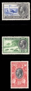 MOMEN: CAYMAN ISLANDS SG #105-107 1935 MINT OG LH £215 LOT #67274*