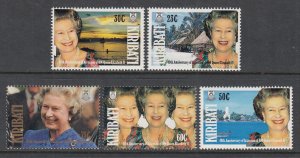 Kiribati 582-586 MNH VF