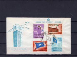 Somalia 1960 Sc#243/244C70/71  SOMALIA INDEPENDENCE Set (4) Official FDC