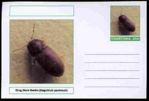 CHARTONIA, Fantasy - Drug Store Beetle - Postal Stationery Card...