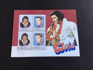 Elvis Presley St Vincent   Stamp Sheet R38502