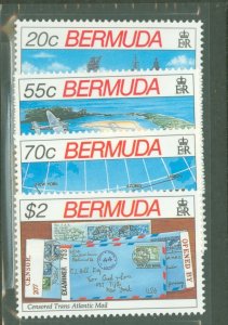 Bermuda #619-622  Single (Complete Set)