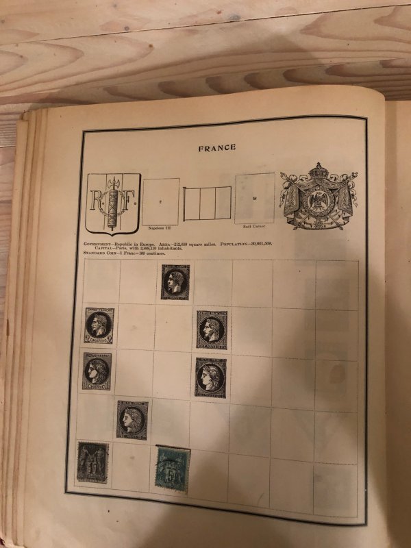 Modern Stamp Album Circa 1921
