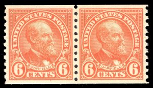 MOMEN: US STAMPS #723 PAIR MINT OG NH PSE GRADED CERT XF-SUP 95 LOT #77157