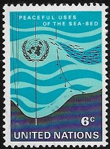 United Nations - NY - # 215 - Peaceful use of the Sea - used