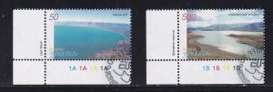 Armenia  #629-630  used 2001  Europa   lake and reservoir