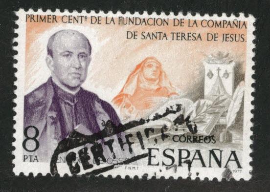 Spain Scott 2044 Used St. Theresa 1977 stamp