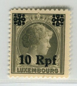 GERMANY; LUXEMBOURG OCCUPATION 1940s Charlotte surcharged MINT MNH 10pf. value