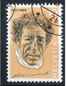 Switzerland 1972 - Scott 546 used - Alberto Giacometti 