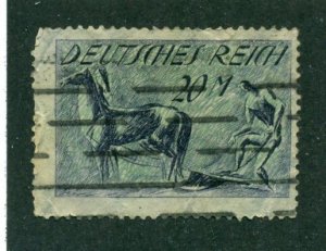 Germany 1922 #196 U (Crease) SCV(2022)=$3.50