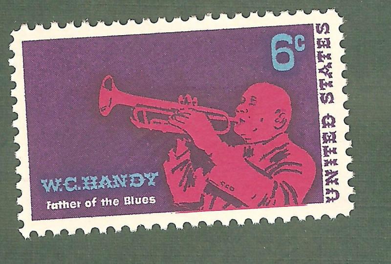 1372 W.C.Handy US Single Mint/nh (Free Shipping)