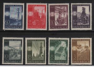 Austria MNH sc# B199-206 Designs