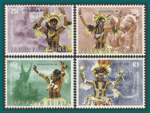 Papua New Guinea 1999 Hiri Moale Festival, MNH #974-977,SG864-SG867