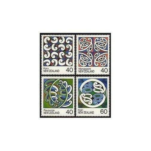 New Zealand 894-897,MNH.Michel 1017-1020. Maori Rafter Paintings,1988.