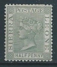 Sierra Leone #22 MH 1/2p Queen Victoria Wmk. 2