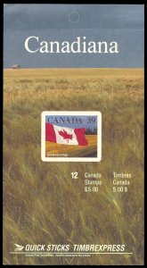 Canada 1987-91 Scott #1192a Booklet Mint Never Hinged