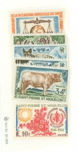 St. Pierre & Miquelon #368/377 Unused Single