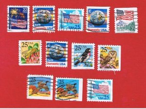 #2276-2285A  VF used   Regular Issue complete  w/2283b   Free S/H 