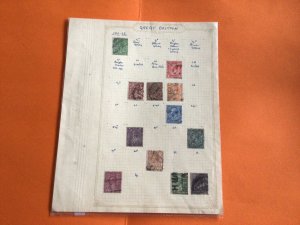 Great Britain 1912/22  Stamps 54090