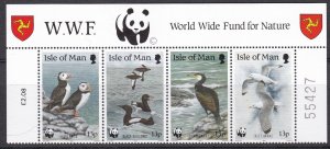 Isle of Man, Fauna, WWF, Birds MNH / 1989