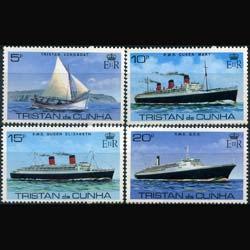 TRISTAN DA CUNHA 1979 - Scott# 255-8 Ships Set of 4 NH