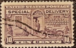 US Scott # E15; 10c Special delivery from 1927; used; VF