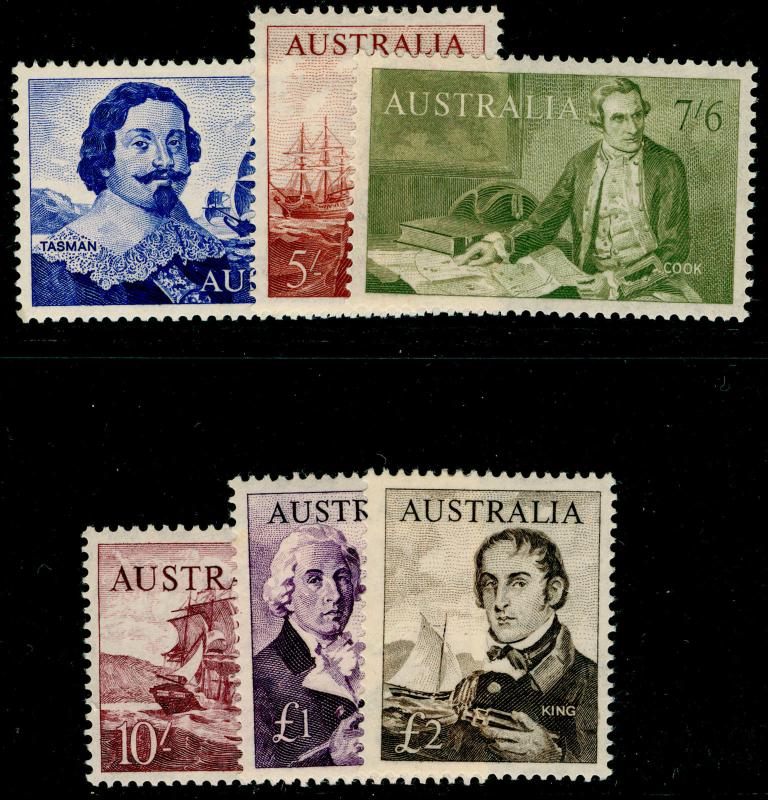 AUSTRALIA SG355-360, COMPLETE SET, NH MINT. Cat £120.