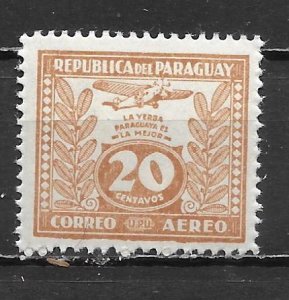 Paraguay C67 Airmails single MNH (lib)