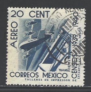 Mexico Sc # C100 used (RS)